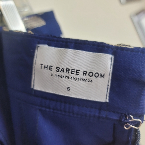 The Saree Room Navy Iris Maxi Skirt size S - Picture 8 of 8
